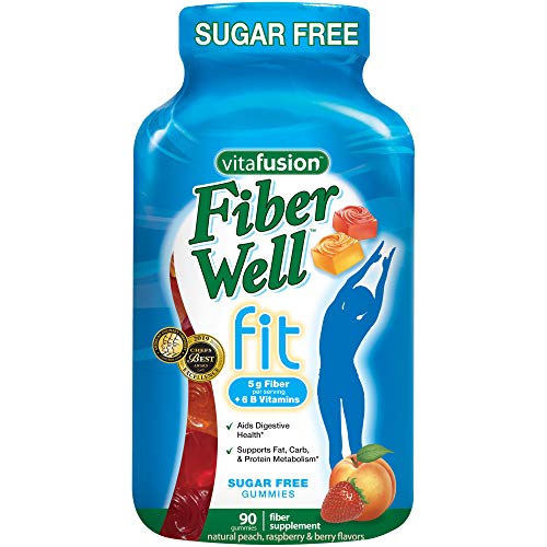 Vitafusion Fiber Well Fit Gummies, 90 Count (Packaging May Vary)