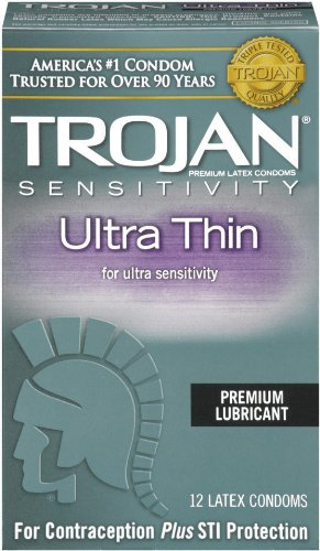 Trojan Condom Sensitivity Ultra Thin Lubricated