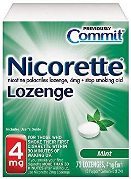 Nicorette Lozenge, Mint , 4mg, 72-Count by Commit BEAUTY