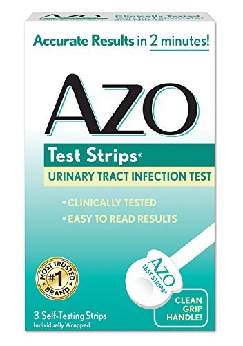 AZO Urinary Tract Infection Test Strips, 3-Count Box - Buy Packs and SAVE