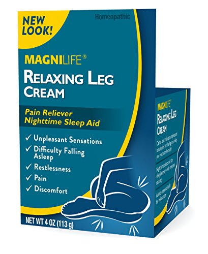 MagniLife Relaxing Legs Pain Calming Relief and Sleep Aid Topical Cream Treatments: Tingling, Restlessness, Jittery Sensations