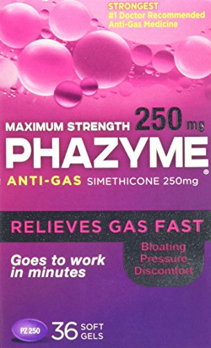 Phazyme Maximum Strength Softgels - 250 mg - 36 ct