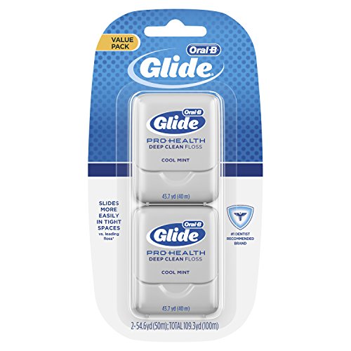 Oral-B Glide Pro-Health Deep Clean Dental Floss, Cool Mint, 40 M,