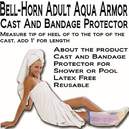 Aqua Armor Adult in Transparent / Blue Size: Long Leg