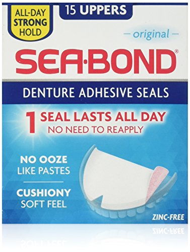 SEA-BOND Denture Adhesive Seals Uppers Original 15 ea