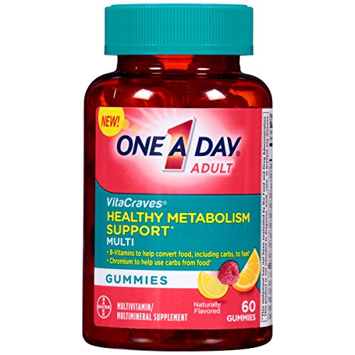 One A Day Vitacraves Healthy Metabolism Support Multivitamin, 60 Count