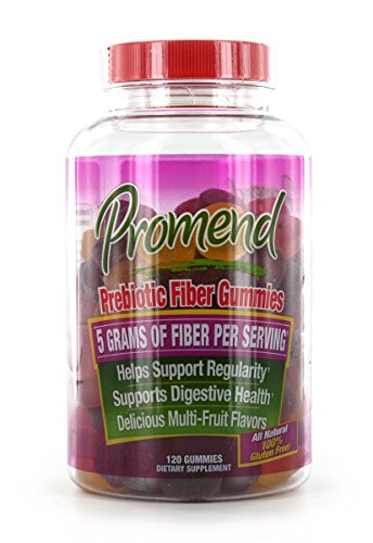 Promend Prebiotic Gummies, Digestive Health, 5g of Fiber per serving, Delicious Multi-Fruit Flavors, 40 servings