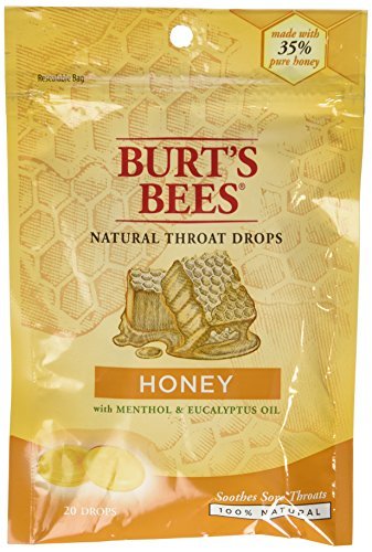 Burt's Bees Natural Throat Drops Honey 20 EA - Buy Packs and SAVE