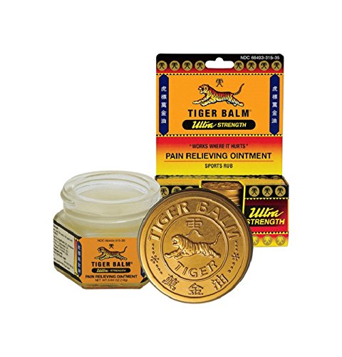 Tiger Balm Ultra Strength Pain Relieving Ointment, 0.63 Ounce