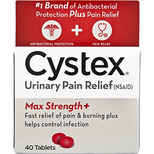 Cystex Urinary Pain Relief Tablets | Fast Relief of Pain and Burning Plus Control Against Infection | 40 Tablets