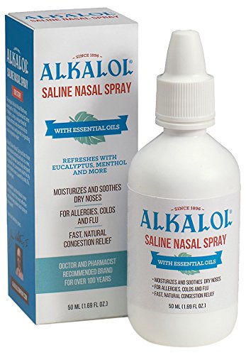 Alkalol Solution Saline Nasal Spray, 1.69 Ounce