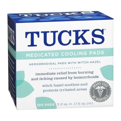 TUCKS Medicated Cooling Pads 100 EA - Buy Packs and SAVE