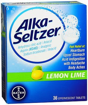 Alka-Seltzer Lemon Lime, 36 Count