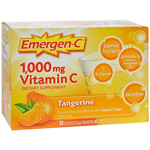 Emergen-C Vitamin C Drink Mix Packets Tangerine 30 Each