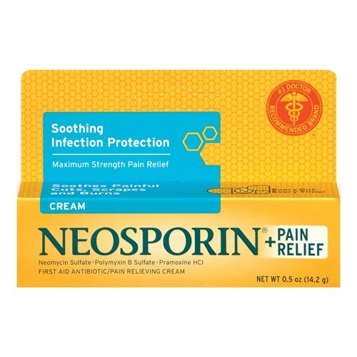 Neosporin Plus Pain Relief Cream, Maximum Strength, 0.5 oz