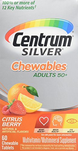 Centrum Silver Tablets Chewables Citrus Berry 60 Tablets