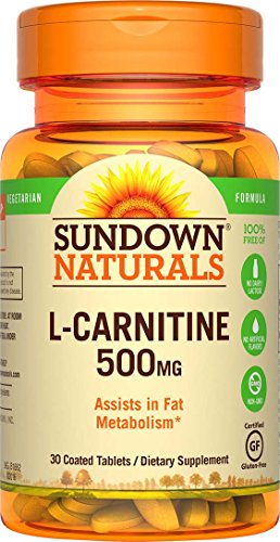 Sundown Naturals L-Carnitine 500 mg, 30 Tablets