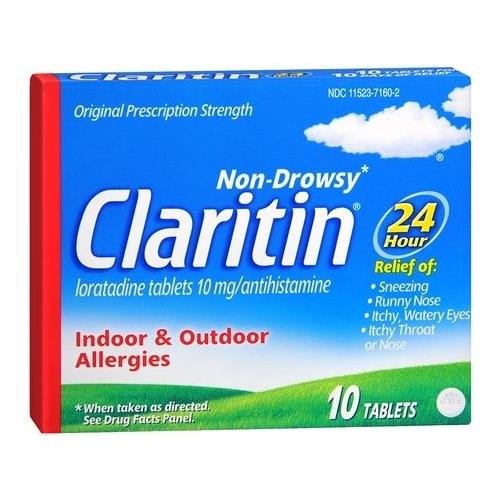 CLARITIN 24 Hour Allergy Tablets 10 TB - Buy Packs and SAVE