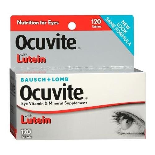 Bausch + Lomb Ocuvite with Lutein Tablets 120 TB - Buy Packs and SAVE