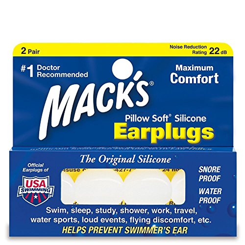 Mack's Pillow Soft Earplugs White 2 Pairs