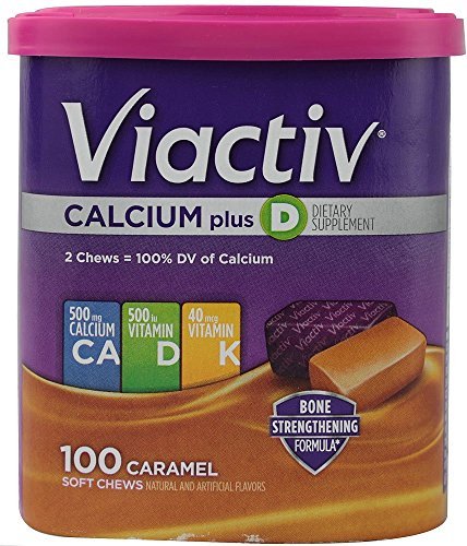 VIACTIV Calcium Plus D Soft Chews Caramel 100 EA - Buy Packs and SAVE