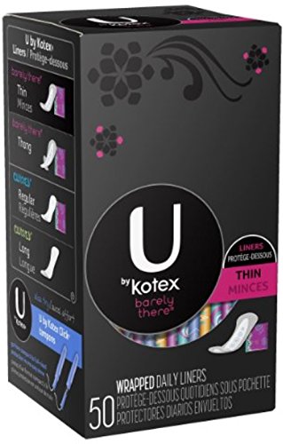 U by Kotex Barely There Thin Liners 50 ea