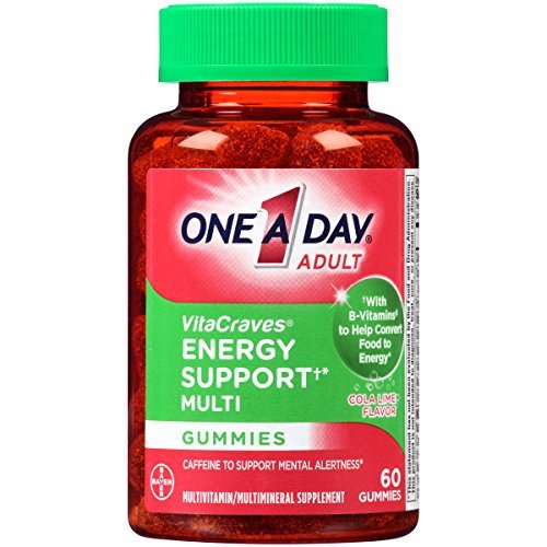 One A Day Vitacraves Energy Support, 60 Count - Buy Packs and SAVE