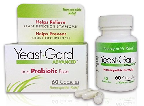 Yeastgard Advanced Homeopathic Capsules, In a Probiotic Base, 60 Count