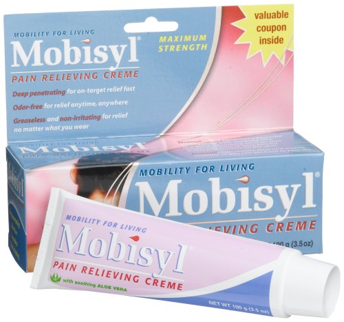 Mobisyl Pain Relieving Creme with Soothing Aloe Vera, 3.5-Ounce Tubes