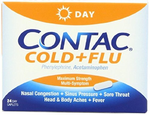 Contac Cold & Flu Non Drowsy Day Maximum Strength Caplets 24 ct