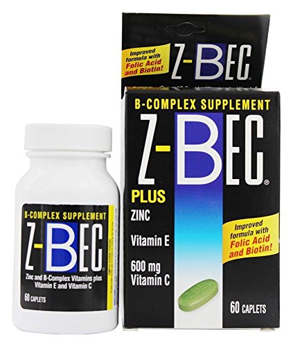 INVERNESS MEDICAL INC. Z - Bec Tablets Plus Zinc Complete B-complex Supplement Tablets - 60 Tablets