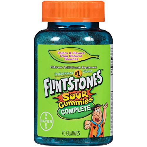 Flintstones Complete Multivitamin Sour Gummies, 70 Count