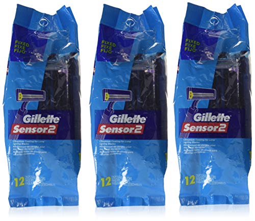 Gillette Sensor2 Disposable Razors 12 ea.