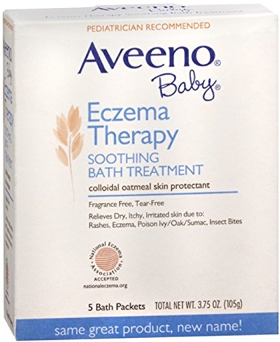 AVEENO Baby Fragrance Free Soothing Bath Treatment Packets 5 Each