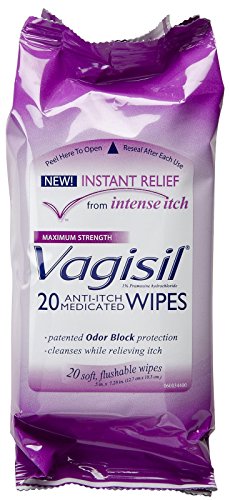 Vagisil Anti-itch Medicated Wipes By Vagisil for Women - 20 Pc Wipes, 20 Count