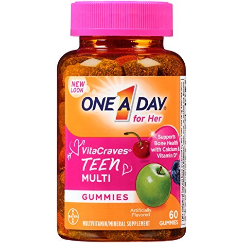 One A Day Vitacraves Teen for Her, 60 Count - Buy Packs and SAVE