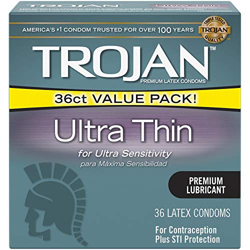 Trojan Ultra Thin Lubricated Condoms 36ct