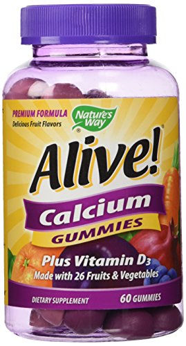 Alive! Calcium Nature's Way 60 Gummy