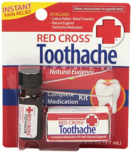 Red Cross Toothache Medication, 1/8-Ounce Bottles