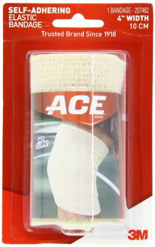 ACE Self-Adhering Elastic Bandage, 4 Inches