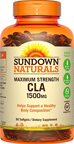 Sundown Naturals Maximum Strength CLA 1500 mg, 90 Softgels