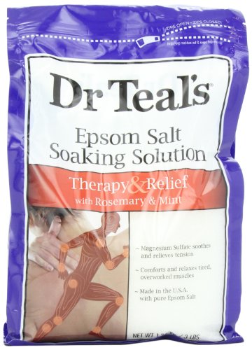 Dr. Teal's Epsom Salt Soaking Solution, Rosemary and Mint, 48 Ounce