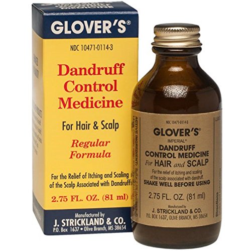 Glovers Dandruff Control Medicine Regular Formula 2.75 oz (Pack of 2)