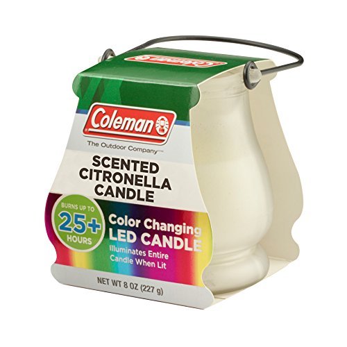 Coleman Color Changing LED Citronella Scented Candle - Buy Packs and SAVE