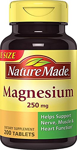 Nature Made Magnesium 250mg, 200 Tablets