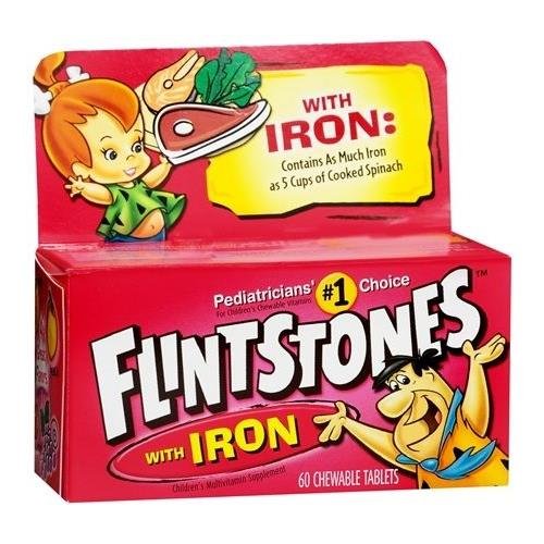 Flintstones Chewable Tablets with Iron 60 TB - Buy Packs and SAVE