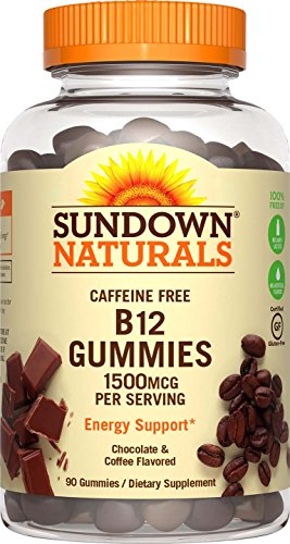 Sundown Naturals Vitamin B-12 1500 mcg, 90 Gummies