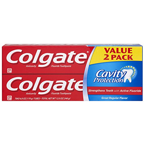 Colgate Cavity Protection Toothpaste with Fluoride - 6 ounce (2 Count)