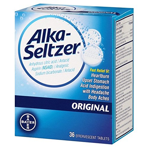 Alka-Seltzer Original with Aspirin, 36 Count