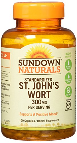 Sundown Naturals Standardized St. John's Wort Capsules 150 ea